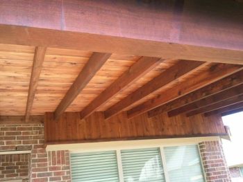 Exposed Wood Patio Covers