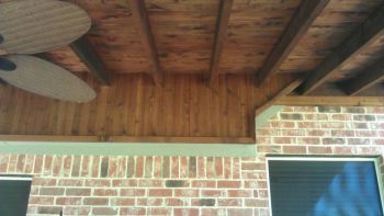 Cedar Ceiling Patio Cover