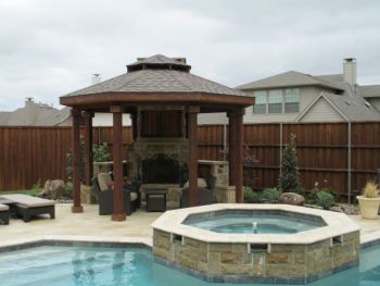 Patio Cover in Pool