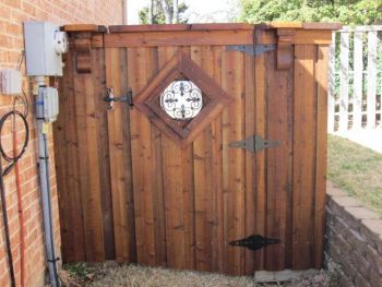 Flat Top Decorative Pedestrian Gates