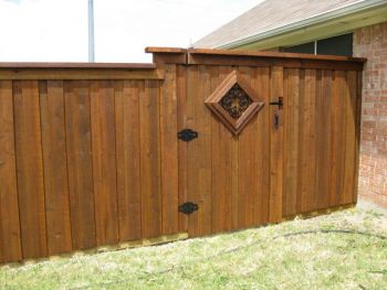 Decorative Wood Pedestrian Gates 2