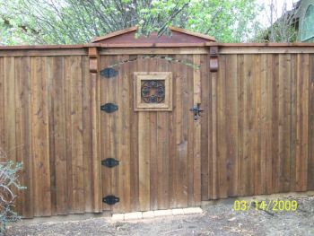 Arch Top Pedestrian Gates