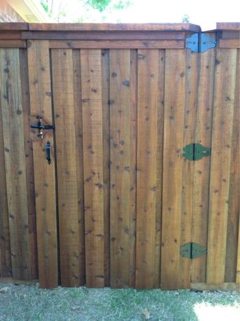 Wooden Flat Top Pedestrian Gates