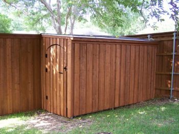 Stained Wood Shed