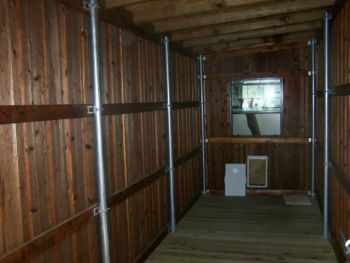 Storage Stained Wood Shed