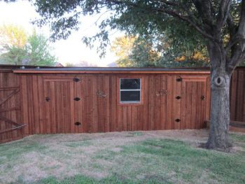 Windowed Storage Wood Shed