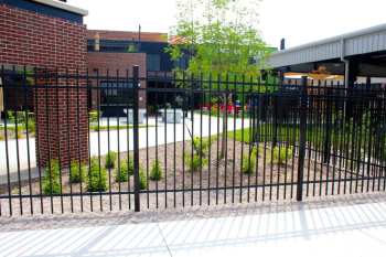 Steel fence panels