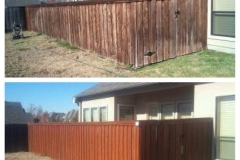 Wooden Chestnut Stain Photo Before After Photo