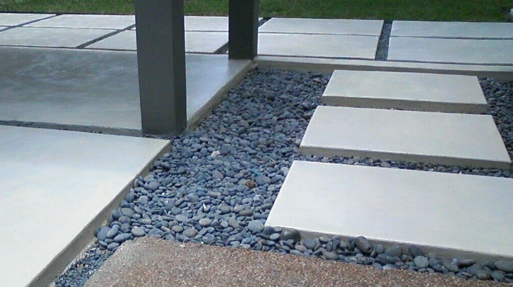 concrete patio installation by Texas Best Fence & Patio