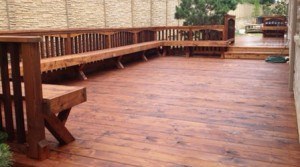 Outdoor features - wood deck