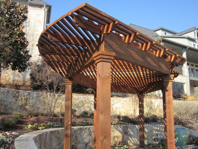 Custom Arbor by Texas Best Fence & Patio in Lewisville TX