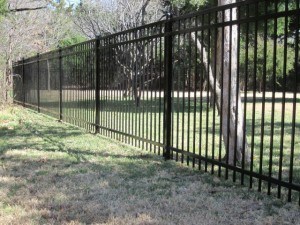 iron fence - wrought iron fence around yard space