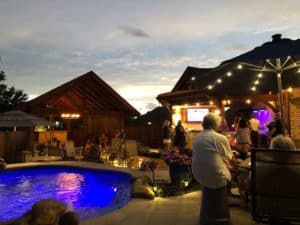 outdoor fire features - entertaining outdoors