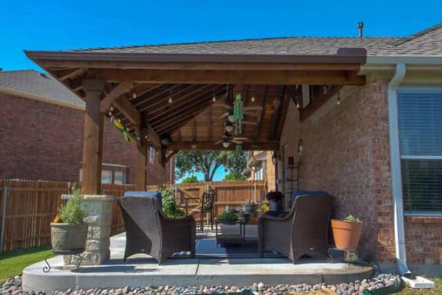 patio cover and pergola perks - patio cover over outdoor living space