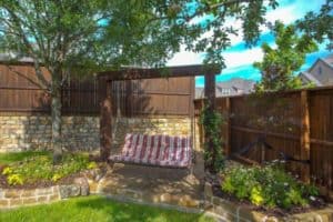 Arbor with Swing