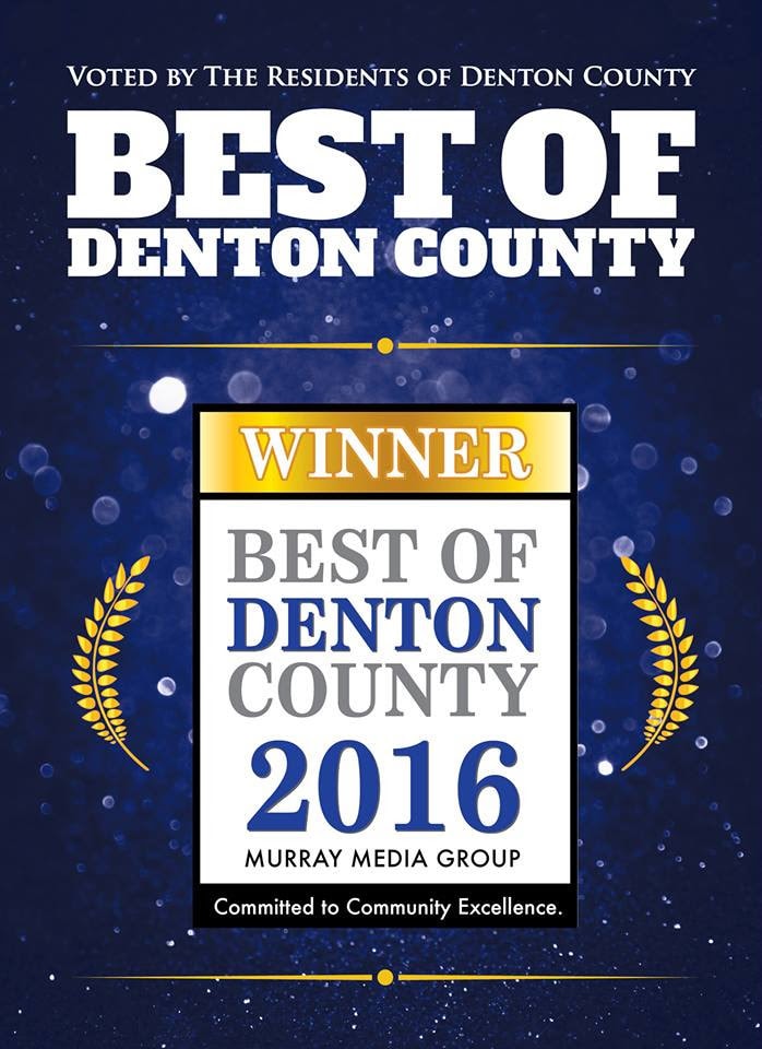 best of denton county - best of denton county 2016 winner award