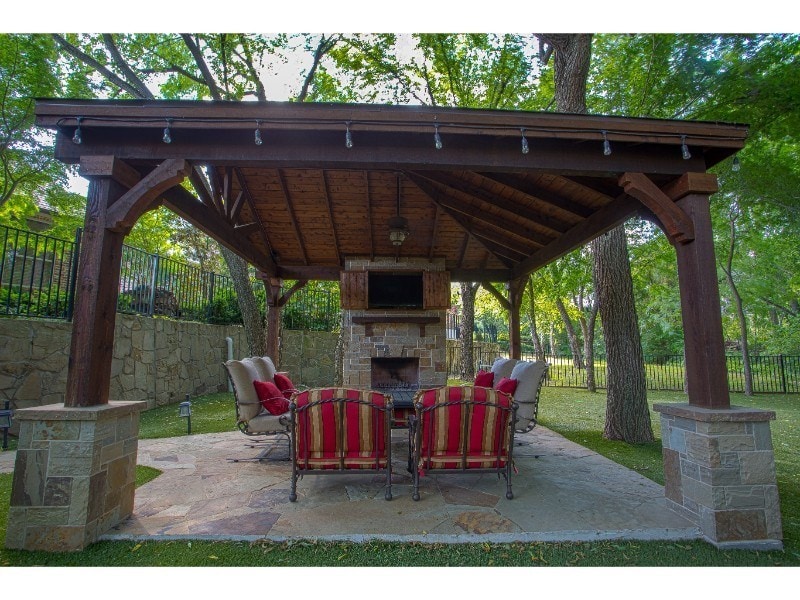 patio cover - pergola over outdoor living space