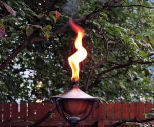 outdoor pests and fence maintenance - outdoor citronella candle