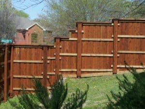 hardscape maintenance - wood fence