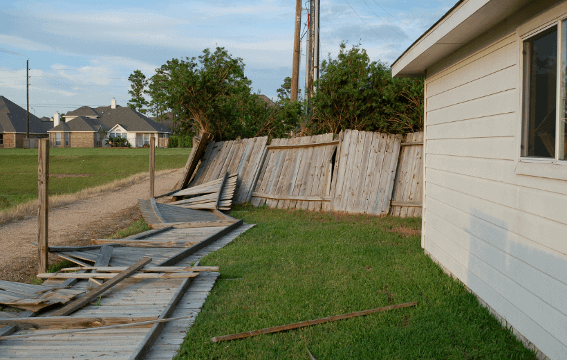 Broken Fence - 6 Signs It's Time To Replace Your Fence