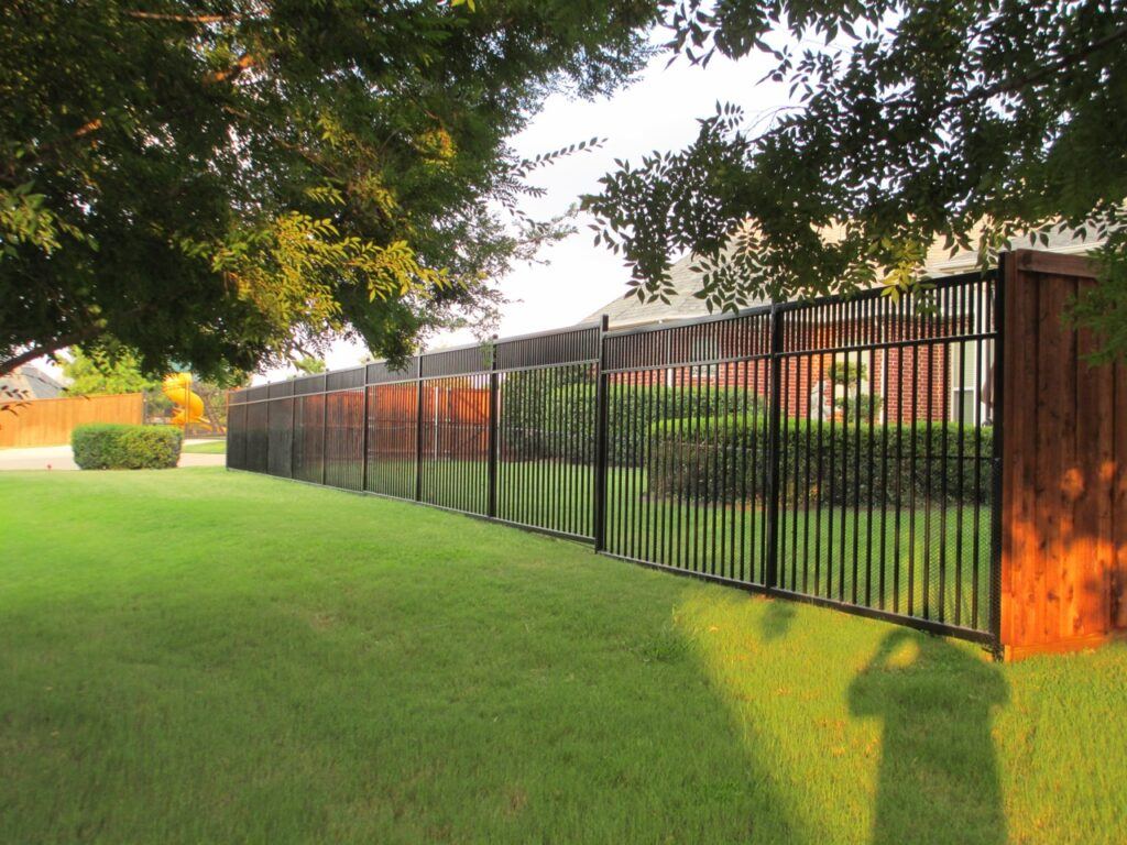 metal fence by texas best fence and patio