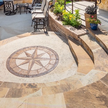 Flagstone & Concrete by Texas Best Fence & Patio - Outdoor Living Contractor