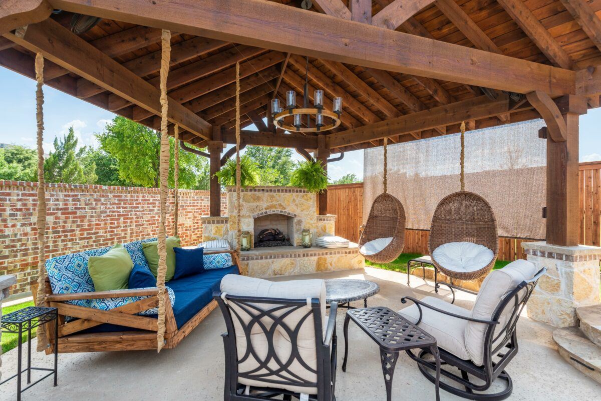 Outdoor Living Oasis done by Texas Best Fence & Patio