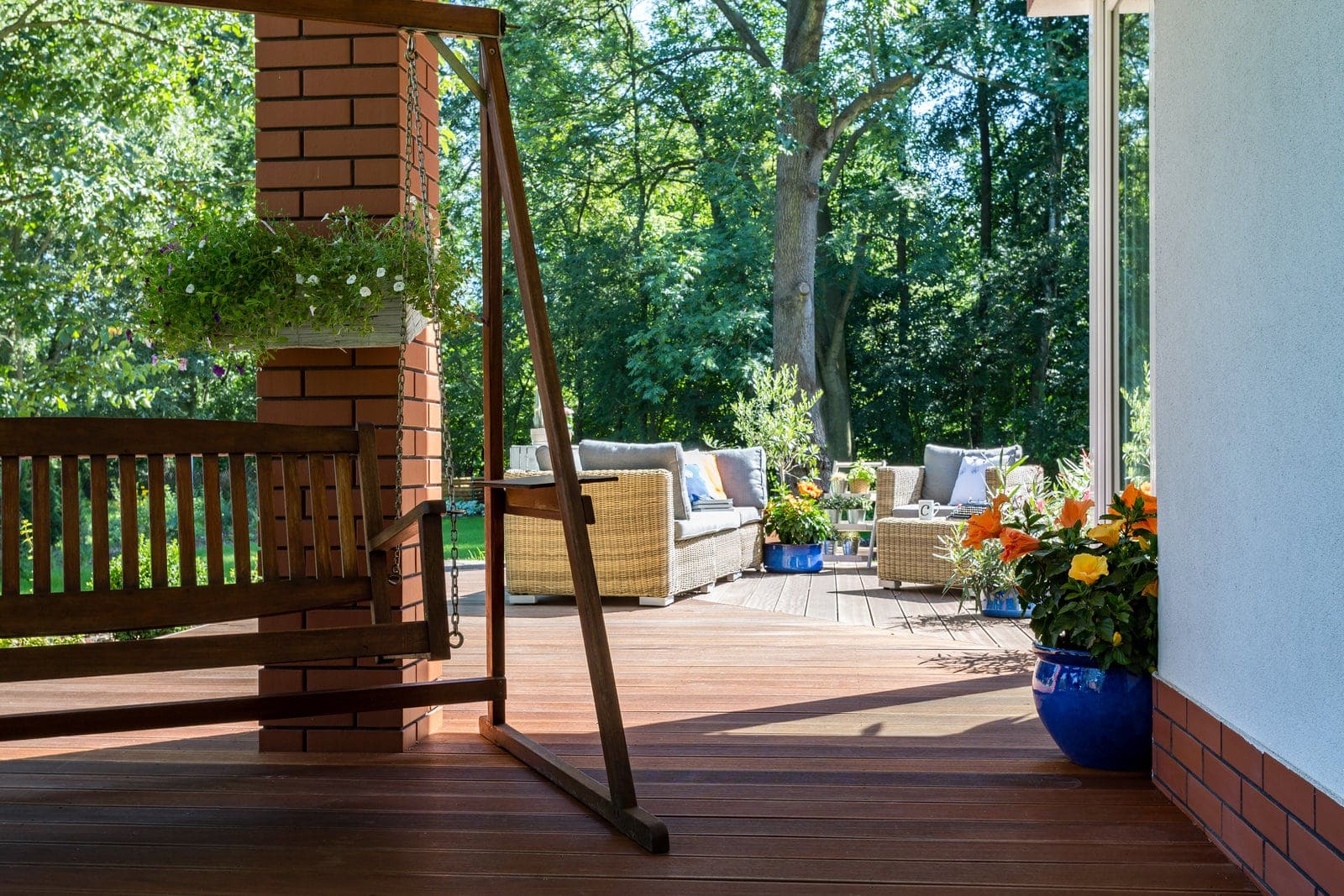 Custom Wood Deck installed by Texas Best Fence & Patio