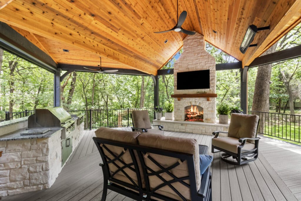 outdoor living oasis southlake tx texas best fence patio3